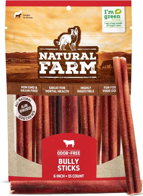 Natural Farm Odor-Free Bully Sticks